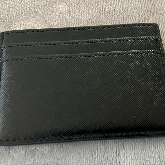 Marc Jacobs Sleek Black Card Holder - Picture 2 of 3